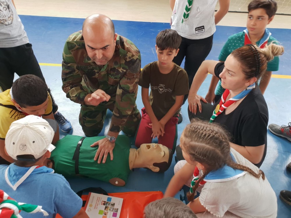 İsmayıllıda skautlar güclü yağışdan xilas edildi - FOTO