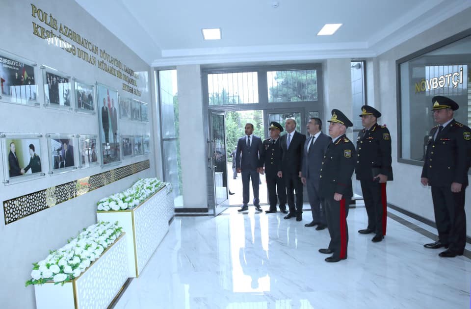 Sumqayıtda 5-ci Polis Bölməsinin açılışı olub - FOTO