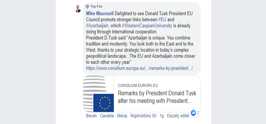 Tuskun mövqeyinə irlandiyalı ekspertdən dəstək 