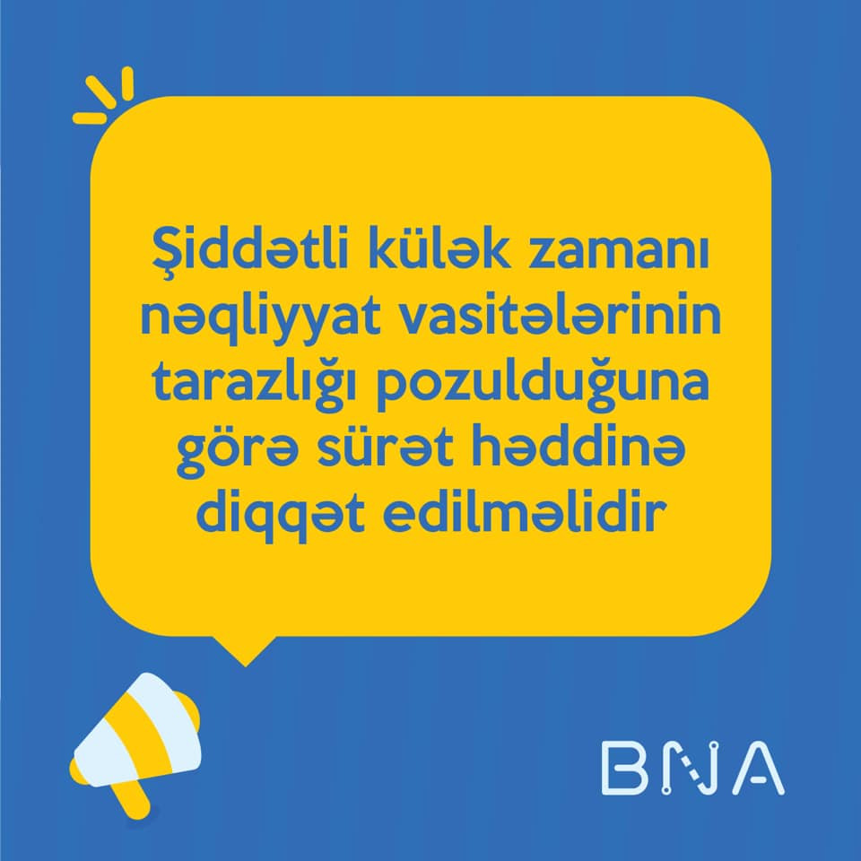 BNA-dan küləkli hava ilə bağlı XƏBƏRDARLIQ!