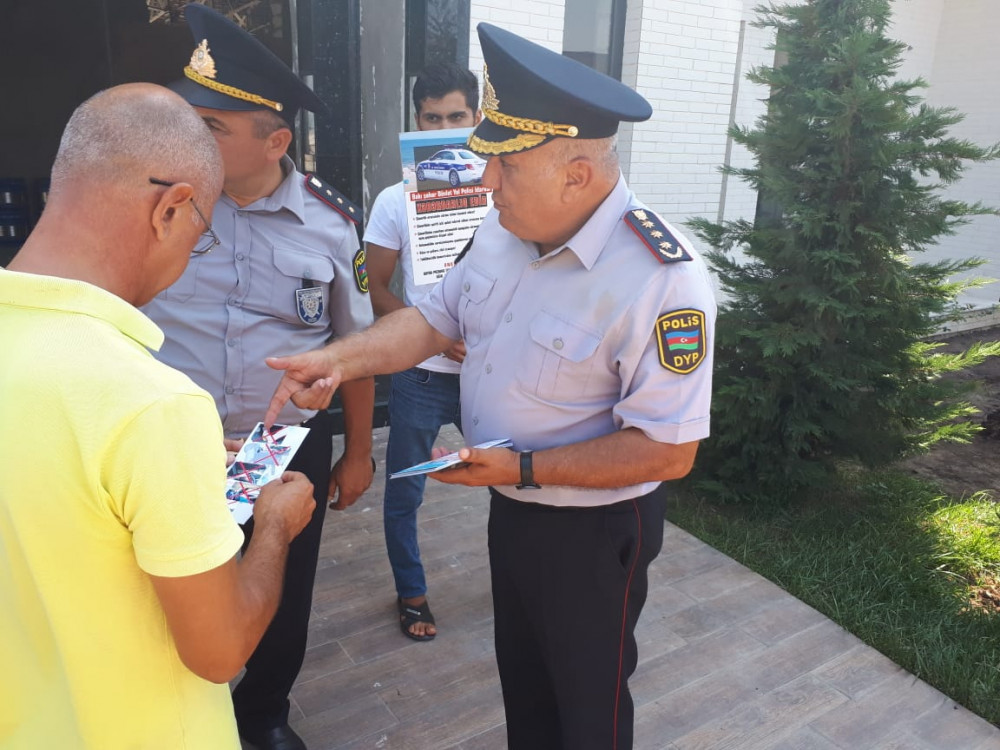 Yol polisi çimərliklərdə yeni maarifləndirici aksiyaya başladı - FOTO