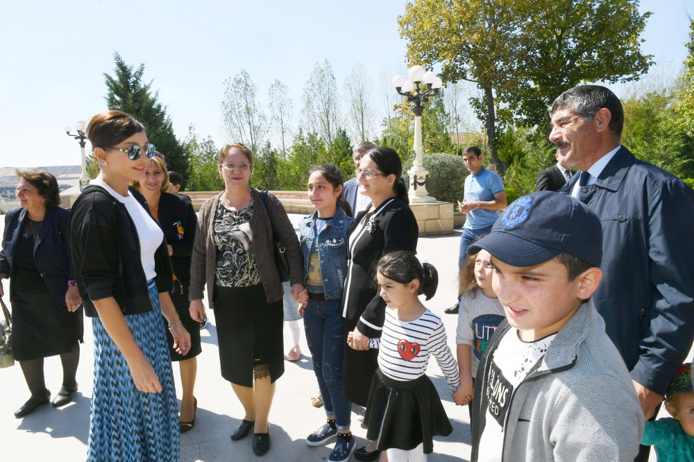 Mehriban Əliyeva Şamaxıda - Fotolar