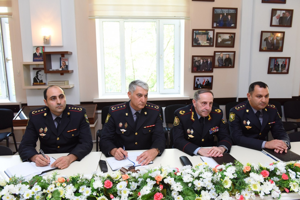 ADU-nun rektoru Polis Akademiyasının nümayəndə heyəti ilə görüşüb - FOTO