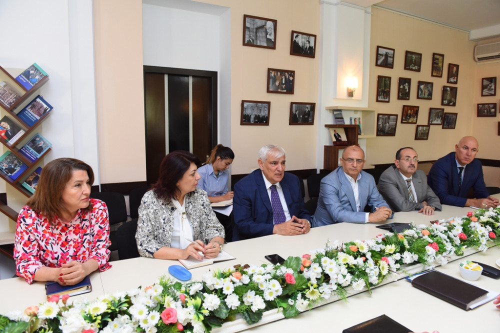 ADU-nun rektoru Polis Akademiyasının nümayəndə heyəti ilə görüşüb - FOTO