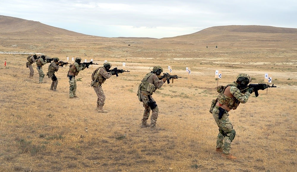 “Qafqaz Qartalı - 2019” təlimində atış çalışmaları keçirildi - FOTO