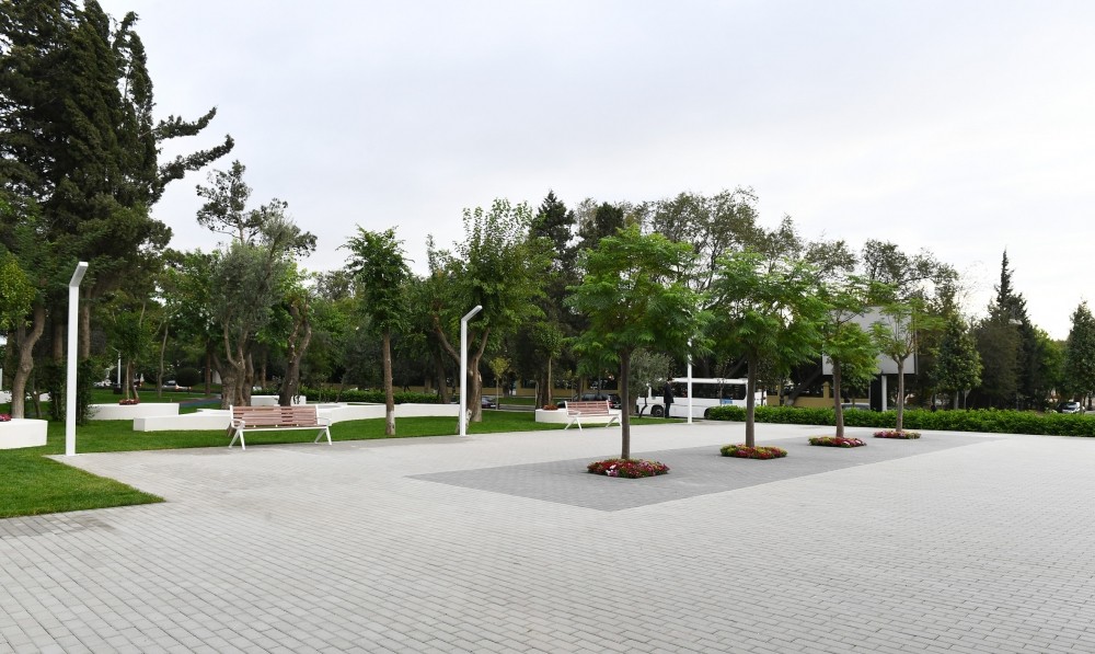 Atatürk parkı istifadəyə verildi - Foto