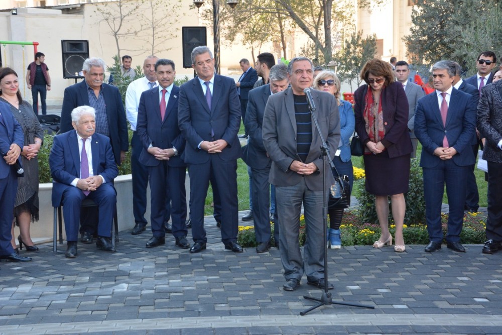 Mikayıl Müşfiq parkı istifadəyə verildi - FOTOLAR