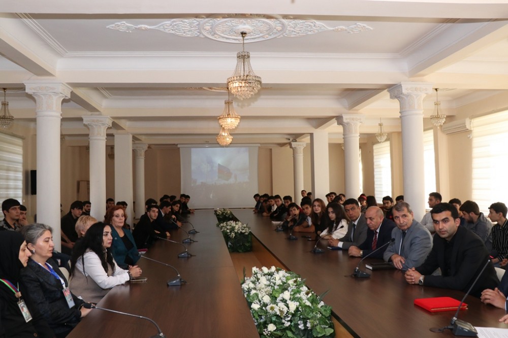 AzTU-da Aprel şəhidinin doğum günü qeyd olundu - FOTO