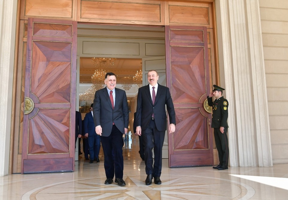 Prezident Liviyanın Baş Nazirini qəbul etdi - Foto