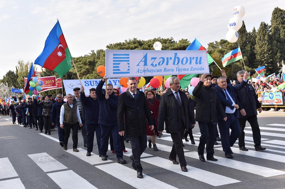 Sumqayıtın 70 illiyi münasibəti ilə tədbir keçirildi - FOTOLAR