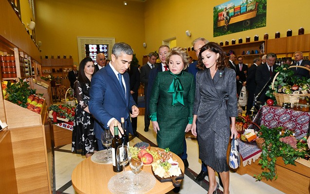 Mehriban Əliyeva “Azərbaycan” pavilyonunun açılışında - FOTOLAR