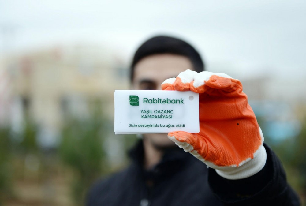 Rabitəbank əmanətləri, paytaxtı yaşıllaşdırır! - FOTO