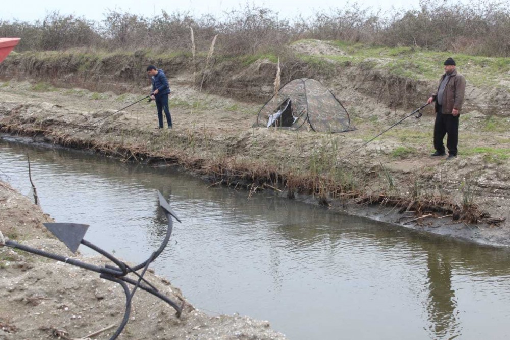 Qızılağac milli parkında balıq ovu turniri keçirildi - FOTO