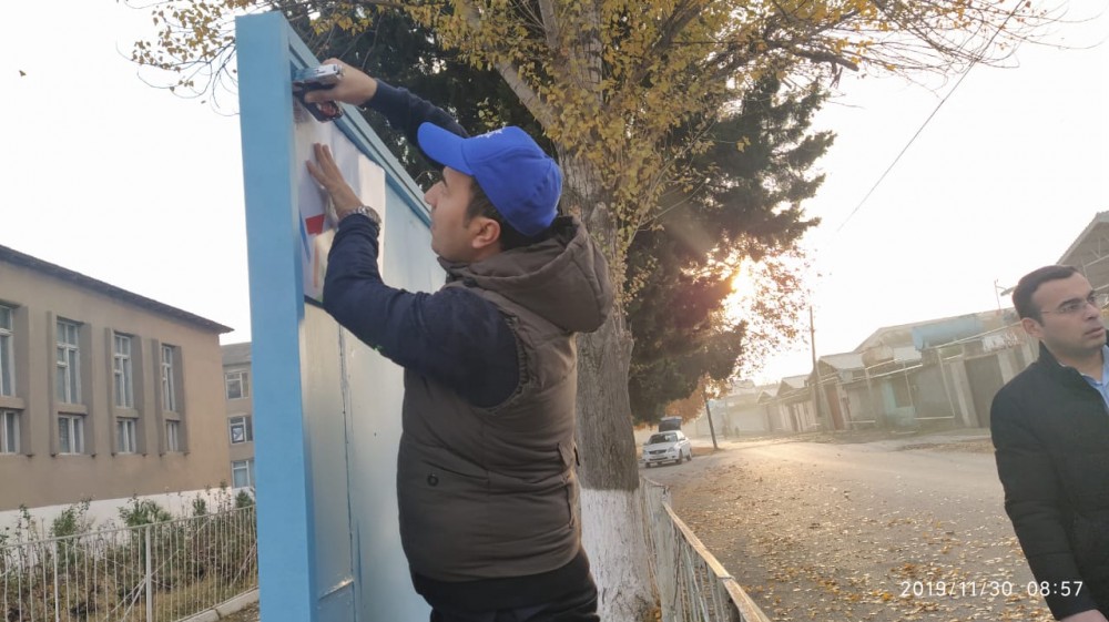 Ağdaşda bələdiyyə seçkilərinin təbliğat-təşviqat kampaniyasına start verildi - FOTOLAR