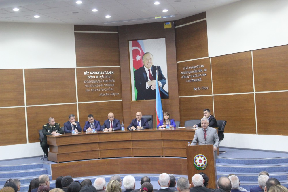 Nizami rayonunda Ulu öndərin anım günü ilə bağlı tədbir keçirildi - FOTOLAR