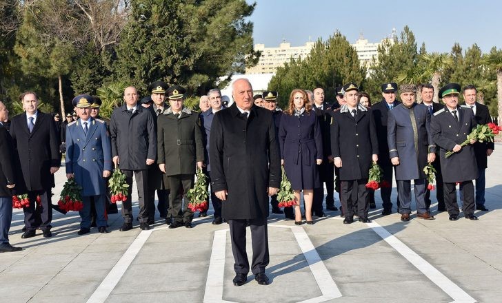 Sumqayıtda Heydər Əliyevin anım mərasimi keçirildi - FOTO