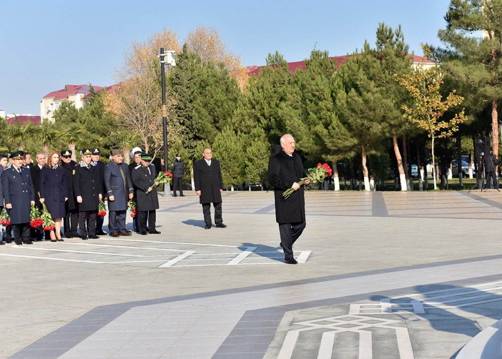 Sumqayıtda Heydər Əliyevin anım mərasimi keçirildi - FOTO