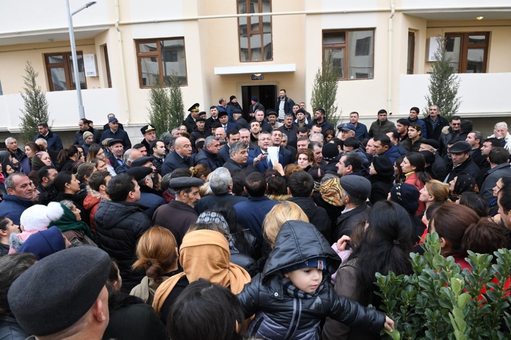 Göygöldə məcburi köçkünlər üçün yeni məhəllənin açılışı oldu - FOTO