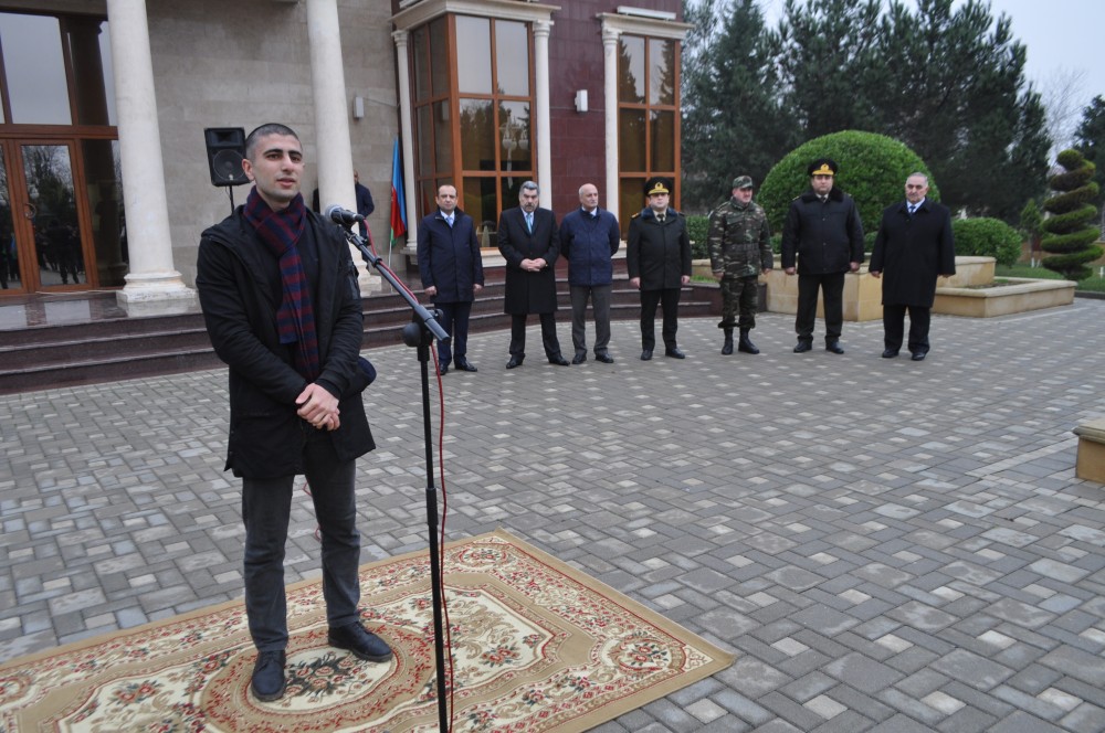 Hacıqabulda çağırışçılar hərbi xidmətə yola salındı - Foto