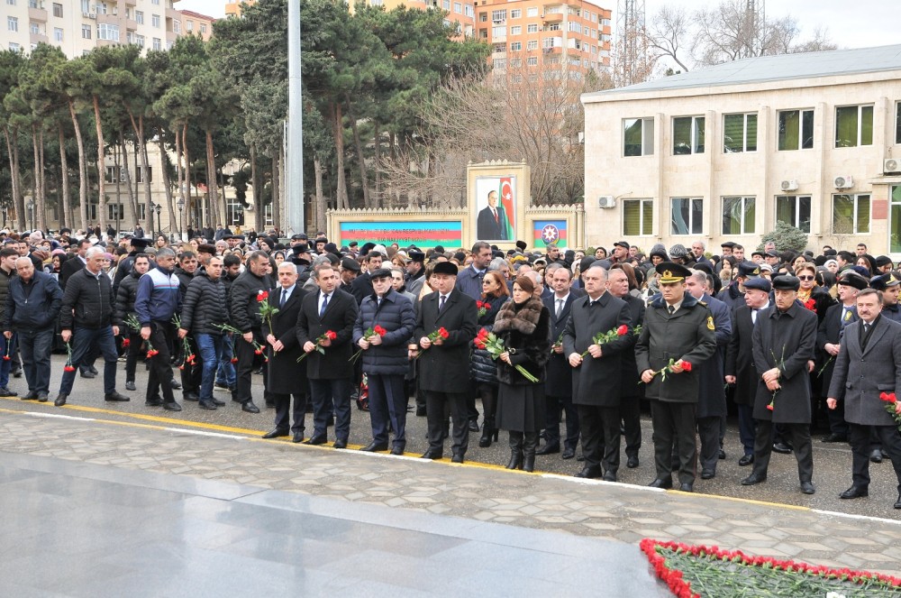 Abşeronda 20 Yanvar şəhidləri anıldı - FOTOLAR