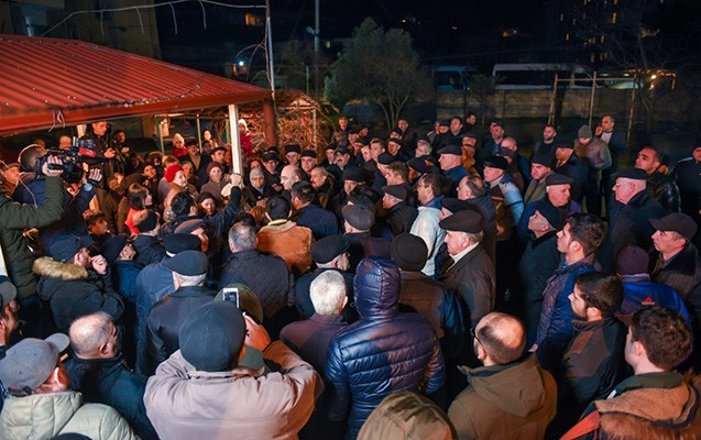 İqbal Ağazadə Gəncə prospektində daha bir görüş keçirdi - FOTOLAR