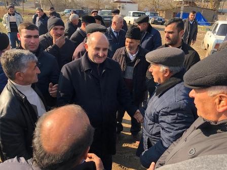 Çingiz Qənizadə Beyləqanda  görüşlərini davam etdirir - FOTOLAR