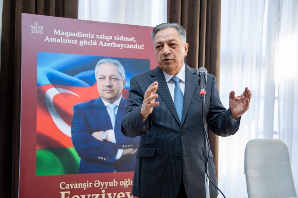 Cavanşir Feyziyev Qədim Kiş kəndində seçicilərlə görüşdü - FOTO