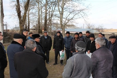 Novruz Aslanov 44 kənddə seçiciləri ilə görüş keçirib - FOTOLAR