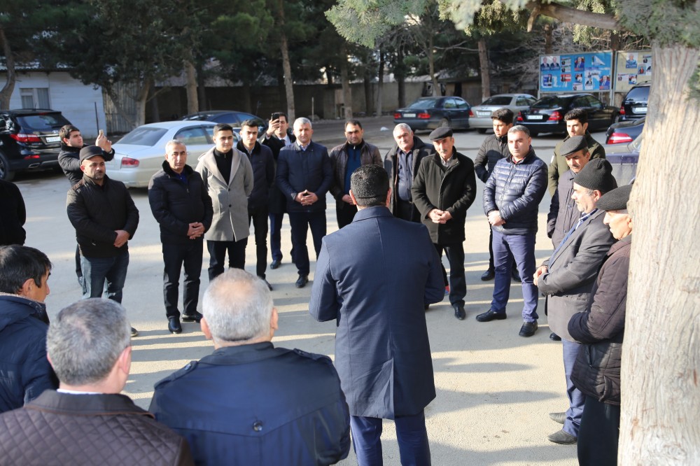 Mahir Abbaszadənin seçiciləri ilə görüşləri davam edir - FOTOLAR