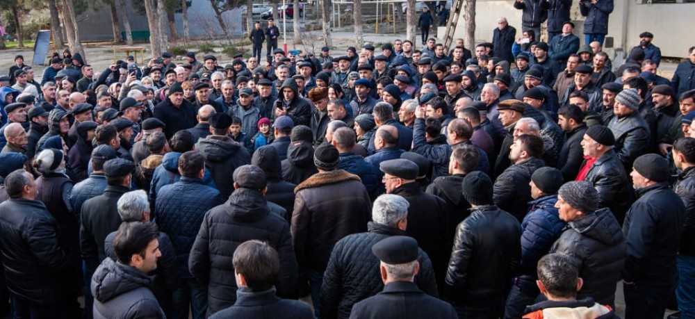 İqbal Ağazadə Naximov küçəsində daha bir görüş keçirdi - FOTOLAR