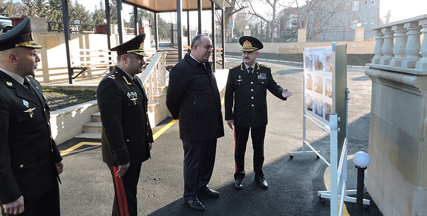 General Arzu Rəhimov yeni tikilmiş inzibati binaların açılışını etdi - FOTOLAR