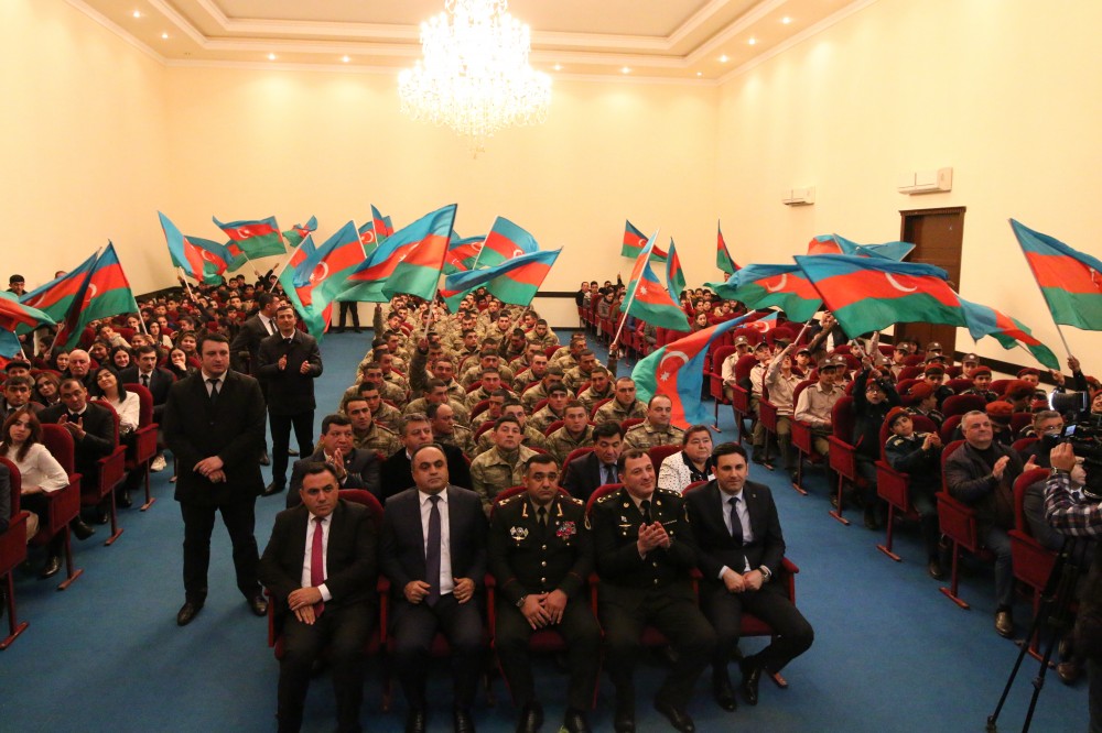 “Vətənin müdafiəsinə hazıram!” devizi altında tədbir keçirilib - FOTOLAR