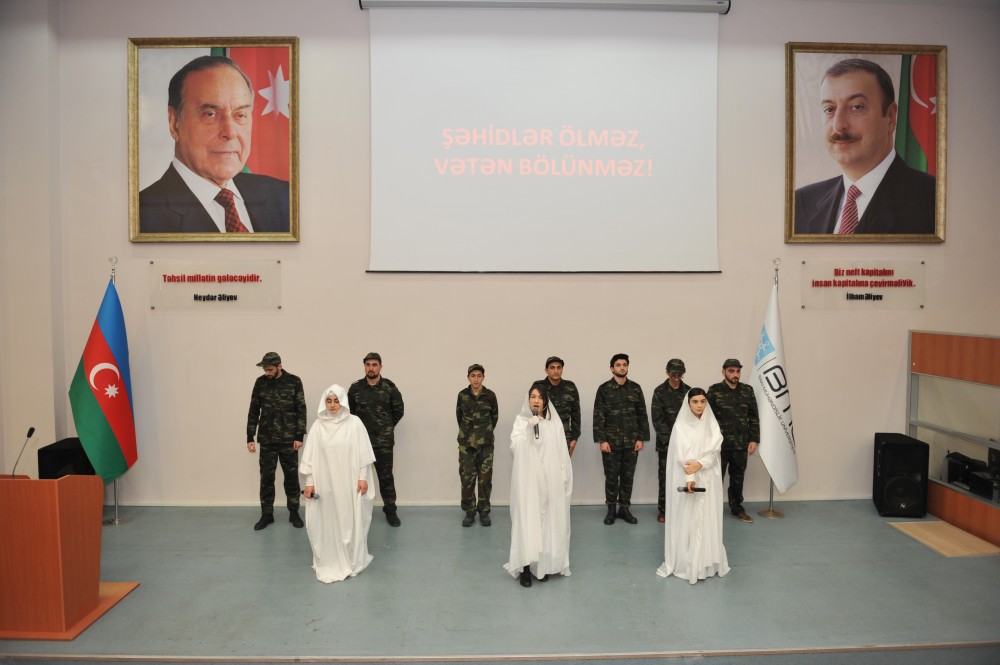 BMU-da Xocalı soyqırımına həsr olunan anım tədbiri keçirildi 