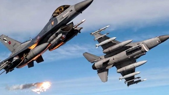 Türkiyə "F-16"rı Rus qırıcılarına görə havaya qaldırdı - VİDEO