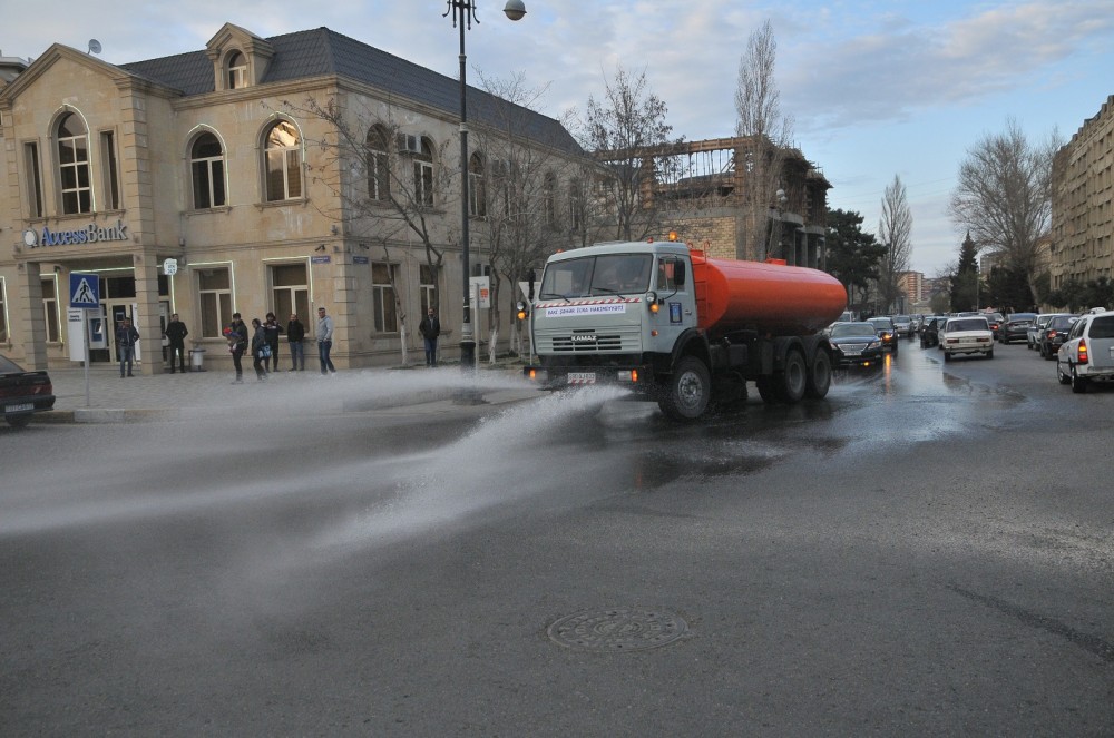 Abşeronda virus əleyhinə profilaktik tədbirlər davam etdirilir - FOTOLAR