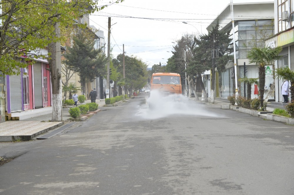 Taleh Qaraşov Lənkəranda karantin rejiminin vəziyyəti ilə tanış oldu - FOTOLAR