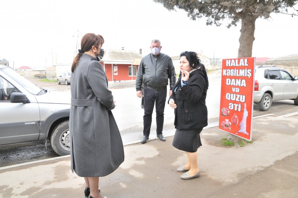 İradə Gülməmmədova kənd və qəsəbələrdə təbliğat apardı - FOTO