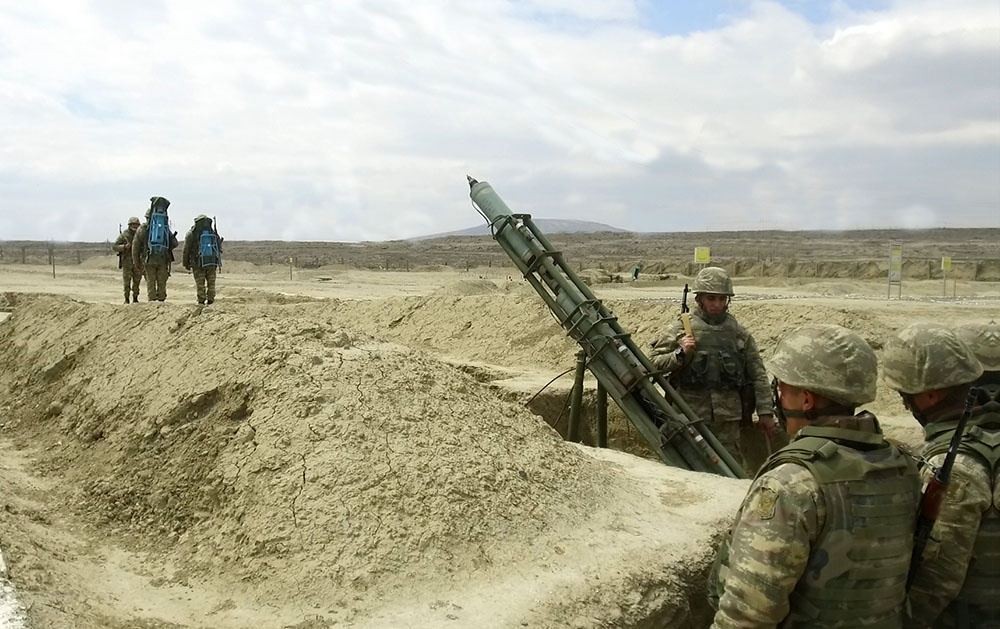 Azərbaycan Ordusunda taktiki-xüsusi məşqlər keçirilir (FOTO/VİDEO)