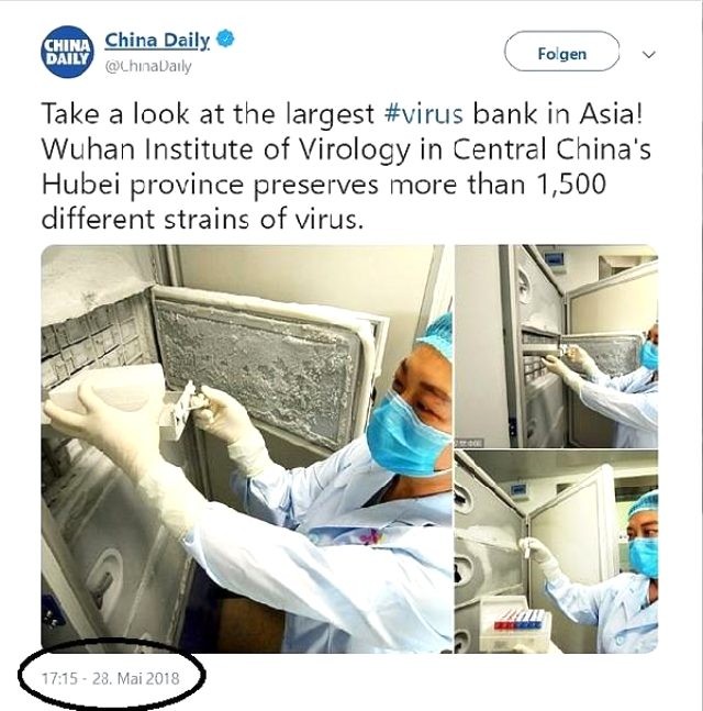 Sübut olundu: Çində 1500 fərqli virus soyuducuda saxlanılır - FOTO
