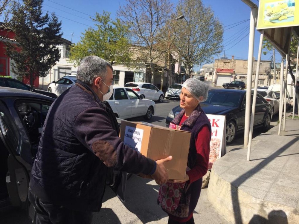 Nizami rayonunda koronavirusla bağlı tədbirlər davam etdirilir - FOTOLAR