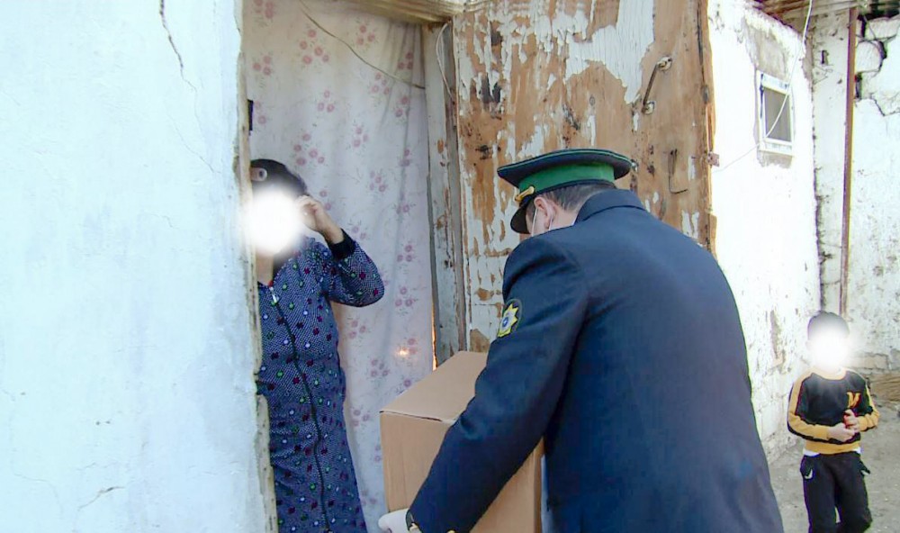 Sumqayıt Gömrük İdarəsinin əməkdaşları bu ailələrə yardım etdi - (FOTO-VİDEO)