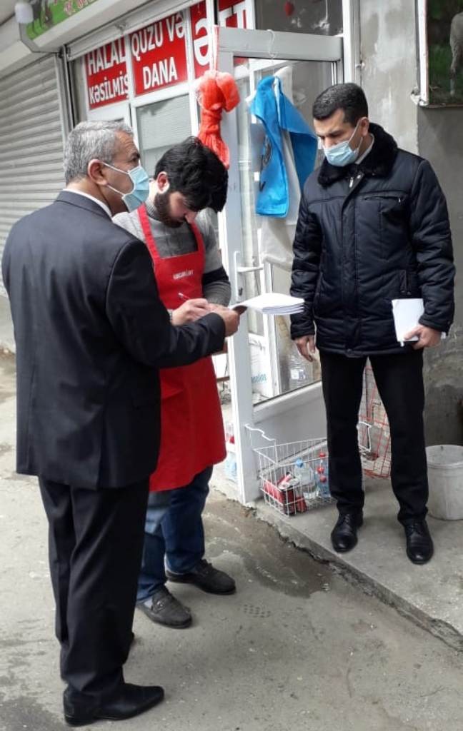 Nizami rayonunda bu məntəqələrdə  monitorinqlər aparıldı - FOTOLAR