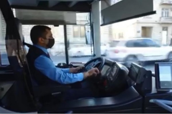 Bakıda avtobusda maska taxmayanlar cərimə ediləcək