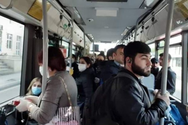 Taksi və avtobuslarda maska taxmayanlar cərimələndi