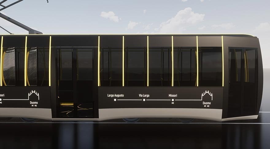 Sosial məsafə qorunan tramvay hazırlandı - FOTO