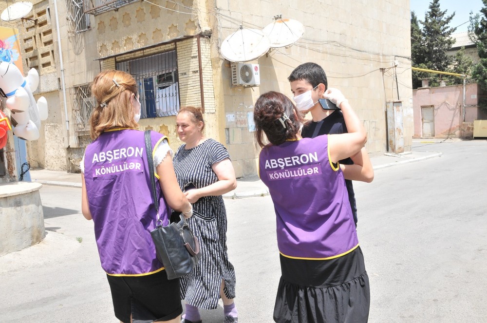 Abşeronda koronavirus əleyhinə geniş təbliğat işləri aparıldı 