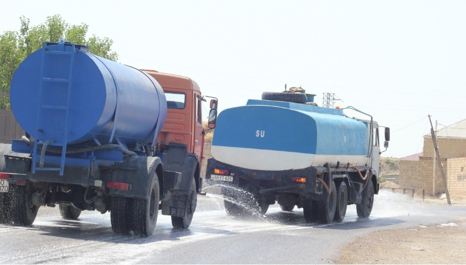 Sumqayıtda dezinfeksiya işləri davam edir - FOTOLAR