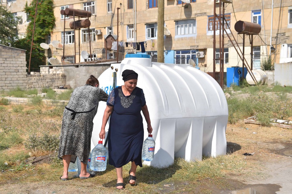 Neftçalanın suya olan tələbatının ödənilməsi məqsədilə tədbirlər görülür 