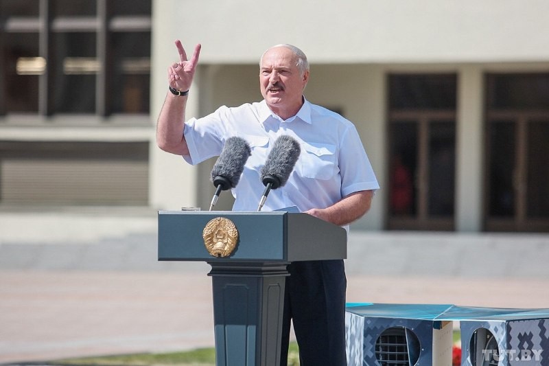 Lukaşenkoya dəstək mitinqi keçirilib - VİDEO + FOTOLAR
