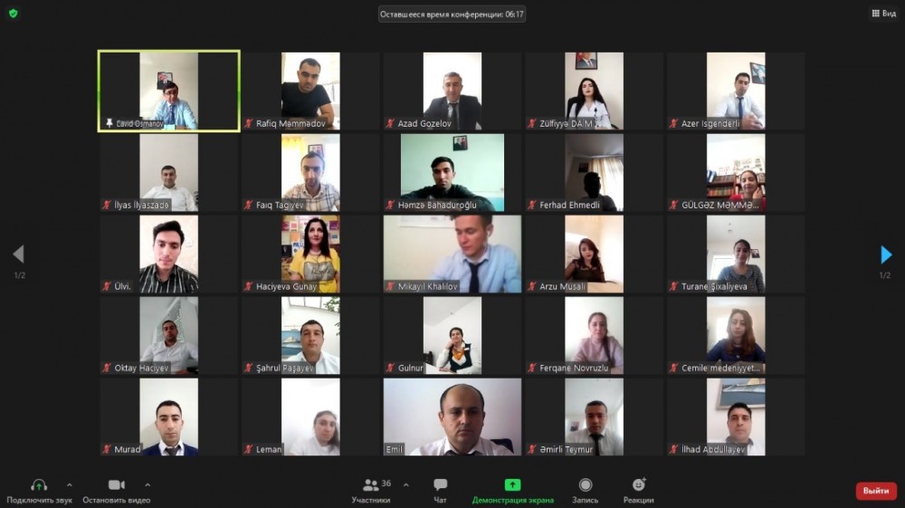 Ağdaşlı gənclərin iştirakı ilə onlayn görüş keçirildi 
